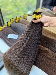 ผมต่อเวียดนามแท้ สีเข้ม 65 ซม. คุณภาพสูงแบบซุปเปอร์ดับเบิ้ลดรอน - Product Image 4