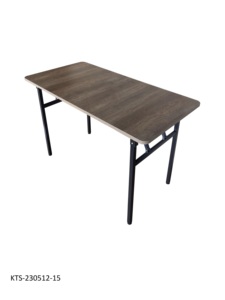 Modern Foldable Home <b>Office</b> <b>Table</b> Wooden Metal Folding Desk Space Saving Indoor Furniture - Product Image 1