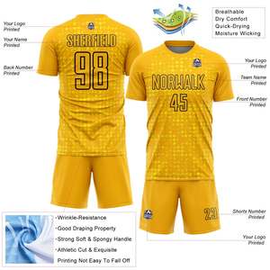 Tenue de football haute performance, maillot et short personnalisés avec logo d'équipe, fabricant direct d'usine - Product Image 3