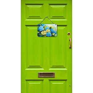 Multicolor NEW Hortensias Aquarelle Tenture murale Aluminium Métal Porte Imprimés pour Cuisine Bar Salle de Bain Décoration Maison 8HX12W - Product Image 2