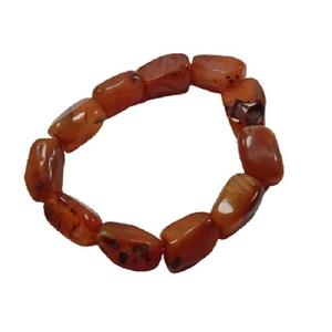 Pulsera de Feng Shui con Cuentas Cúbicas de Cornalina Roja Hechas a Mano, Joyería de Moda para Hombres y Mujeres, Regalo de Piedra Energética - Product Image 6