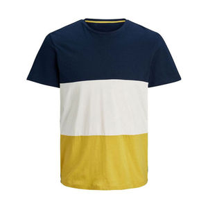 Camiseta de Manga Corta Casual para Hombre, Diseño Personalizado, Tejido Jersey 100% Algodón, Cuello Redondo, Corte Holgado, Teñido Liso - Product Image 1