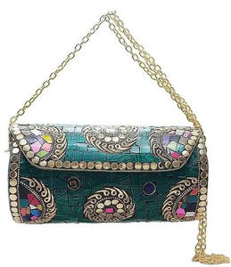 กระเป๋าคลัทช์สะพายไหล่สไตล์กระจกล่าสุดสำหรับเด็กหญิงและสตรี - Product Image 3