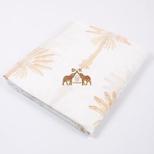 High Quality Cotton Hot Sales Cotton Palm Tree Custom Print Luxury Collection for Summer Dress Material Cotton Soft <b>Fabric</b> - Product Image 2