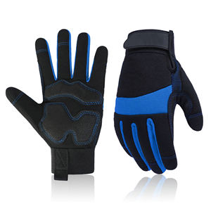 Guantes de Seguridad Duraderos con Palma Acolchada de Cuero para Manejo de Materiales en Almacenes y Reparación Automotriz, Diseño Casual - Product Image 2