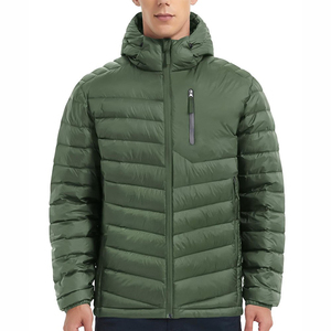 Most Popular <b>Men</b> Casual Puffer <b>Jacket</b> Soft and Comfortable with Hooded Collar Waterproof Polyester Quilted <b>Jacket</b> For <b>Mens</b> - Product Image 1