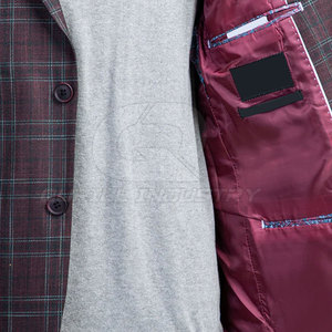Blazer Casual para Hombre con Diseño Moderno y Cómodo, Tela de Poliéster/Algodón, Transpirable, Estilo Elegante para Uso Diario - Product Image 3