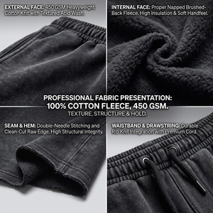 Custom Men Heavy Cotton Long <b>3</b>/<b>4</b> <b>Shorts</b> Embroidery Patchwork Vintage Washed Knee Length Baggy Bermuda Sweat <b>Shorts</b> - Product Image 4