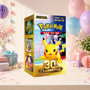 กล่องบูสเตอร์โปเกมอนครบรอบ 30 ปี M6a ของสะสมเกาหลี สำหรับผู้ค้าปลีกออนไลน์และร้านขายของเล่น - Product Image 1