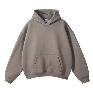 Sweat-shirts à capuche 100 % coton pour hommes, épais, en molleton lourd, coupe oversize, motif imprimé, tricoté, 340g, personnalisé, anti-plis - Product Image 2