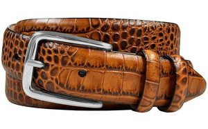 Cinturones de Cuero Liso de Alta Calidad al por Mayor, Cinturones con Hebilla Automática sin Agujeros, Cinturones Casuales para Hombre Elegantes y Versátiles - Product Image 4