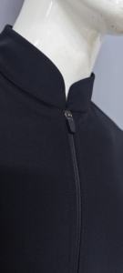 Ropa Deportiva Unisex Personalizada - Traje de Entrenamiento con Cuello Alto, Cremallera, Manga Larga, Color Sólido Minimalista, Transpirable, de Secado Rápido para Primavera - Product Image 2