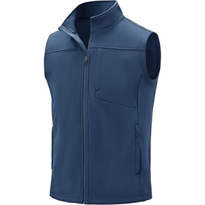 Gilet de golf pour homme découpé au laser, sans couture, softshell, design épuré, performance athlétique, vêtement d'extérieur moderne - Product Image 1