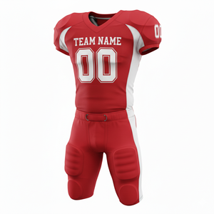 Ensemble d'uniformes de football américain personnalisés, maillot et pantalon de football sublimés, polyester respirant, vêtements de sport d'équipe - Product Image 5