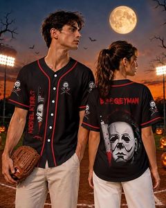 Maillot de baseball personnalisé uni à manches courtes, col en V, pull unisexe pour adulte, uniforme de softball 100 % polyester 240g sublimé - Product Image 3