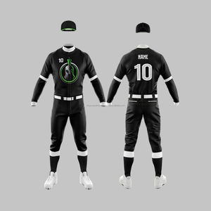 Nuevo diseño personalizado último diseño OEM al por mayor uniformes de béisbol personalizados para hombres barato en blanco gran oferta uniforme de béisbol - Product Image 3