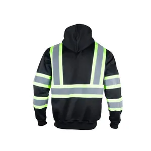 Chaquetas Softshell Personalizadas de Alta Calidad para Hombre, Reflectantes de Alta Visibilidad, Impermeables, de Seguridad para la Construcción - Product Image 2
