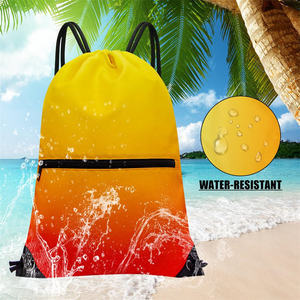 Bolsa con Cordón de Nailon Sublimado con Logotipo Personalizado, Impermeable, Mochila de Poliéster, Bolsa Deportiva con Cordón y Logotipo - Product Image 2