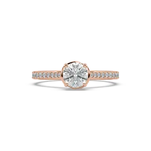 Luxury Designer Round Brilliant Cut Diamond Ring for Engagement Wedding Casual and Formal Wear Available at Factory Price - Product Image 6