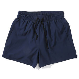 Shorts de course pour hommes en tissu polyester et élasthanne avec doublure en maille et poches latérales, pour le fitness et l'entraînement sportif - Product Image 2