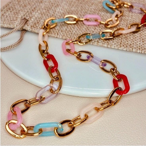 Cadena de Resina Colorida Hecha a Mano, en Oferta, para Mujeres y Niñas, Joyería Clásica de Moda de la India, Ideal para Regalos - Product Image 5