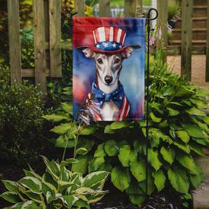 Whippet patriotique américain multicolore jardin drapeau boîte aux lettres décoratif cour drapeau bannière pour Patio oeuvre pour parterres de fleurs jardins - Product Image 2