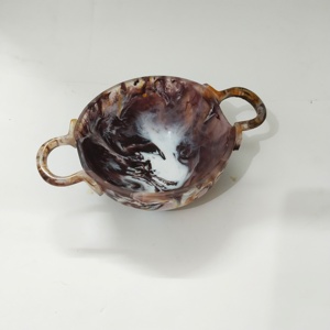 Ensaladera de Resina Verde Brillante y Duradera con Asas de Agarre Cómodo para Uso Diario en el Hogar y Restaurantes, Ideal para Fiestas - Product Image 3