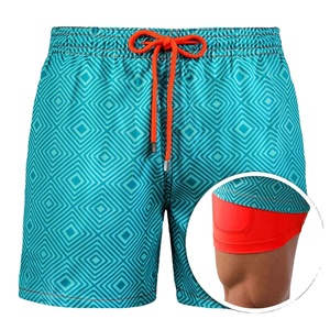 High Street Style Design <b>Men</b> Solid Beach Shorts Swim <b>Trunk</b> Board Short Surf Waterproof Breathable Beach Shorts - Product Image 2