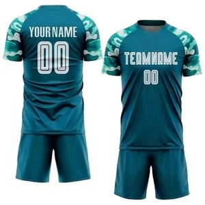 Custom Lightweight Soccer Jerseys | Short Sleeve Breathable Fabric UPF 50 Protection Front Unisex Football Kits Factory Direct - Product Image 5