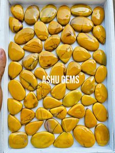 Piedra preciosa de jaspe Mookaite de alto grado Natural 100%, piedra de cuarzo suelta hecha a mano de alta calidad para accesorios de fabricación de joyas - Product Image 3