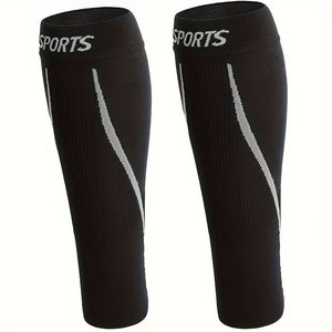 Deux paires de manchons de compression pour la course à pied - Manchons de soutien du mollet pour hommes et femmes, conçus pour un confort optimal et une ajustement parfait - Product Image 1