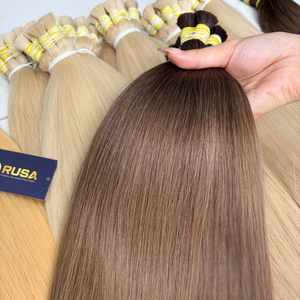 Extensiones de cabello liso vietnamitas al por mayor, textura y longitud de cabello personalizadas, de 10 a 34 pulgadas, alta calidad de fábrica. - Product Image 5