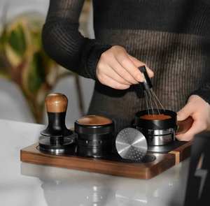 Herramienta mezcladora de café WDT mejorada, serie Black Lightning, distribuidor de café molido para configuración de barista en casa - Product Image 6