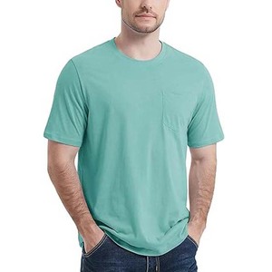 เสื้อยืดคอกลมแขนสั้นทรงปกติสำหรับผู้ชายไซส์ใหญ่ ผ้าฝ้าย 100% สไตล์ไฮสตรีท ระบายอากาศได้ดี แห้งเร็ว เหมาะสำหรับฤดูร้อน - Product Image 3