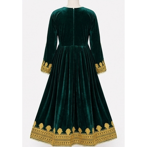 Vestido Afgano Étnico Multicolor, Hecho a Mano por los Kuchi, Tradicional, Bordado, Largo, Cultura Pashtun - Product Image 3