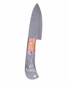 Ensemble de couteaux de chef en acier carbone forgé à la main, 5 pièces, manche en résine, moderne, pour droitier, étui en cuir, finition haute brillance, fait main sur mesure - Product Image 4