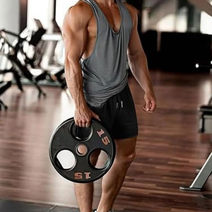 Pantalones Cortos Deportivos Negros para Hombre, de Alta Calidad, Transpirables, para Fisicoculturismo, Fitness, Running, Ropa Deportiva, con Aberturas Laterales, Personalizados - Product Image 2