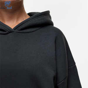 Custom Logo Streetwear Hoodie Oversized Fit Cotton Sweatshirt Hip Hop Style Wholesale Supplier Custom Design - Product Image 3