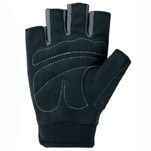 Gants de musculation demi-doigts antidérapants unisexe en tissu tissé à enfiler pour la gym et le fitness - Product Image 2