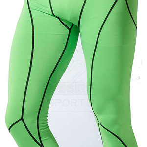 Leggings de compression pour hommes en gros, haute qualité, taille élastique, séchage rapide, pour la gym, la course et l'entraînement, respirants, sur mesure, faible MOQ - Product Image 6