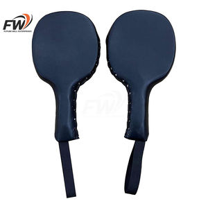 Almohadillas de entrenamiento de cuero al por mayor de fábrica, diseña tus propias almohadillas de cuero con logotipo OEM para boxeo - Product Image 4