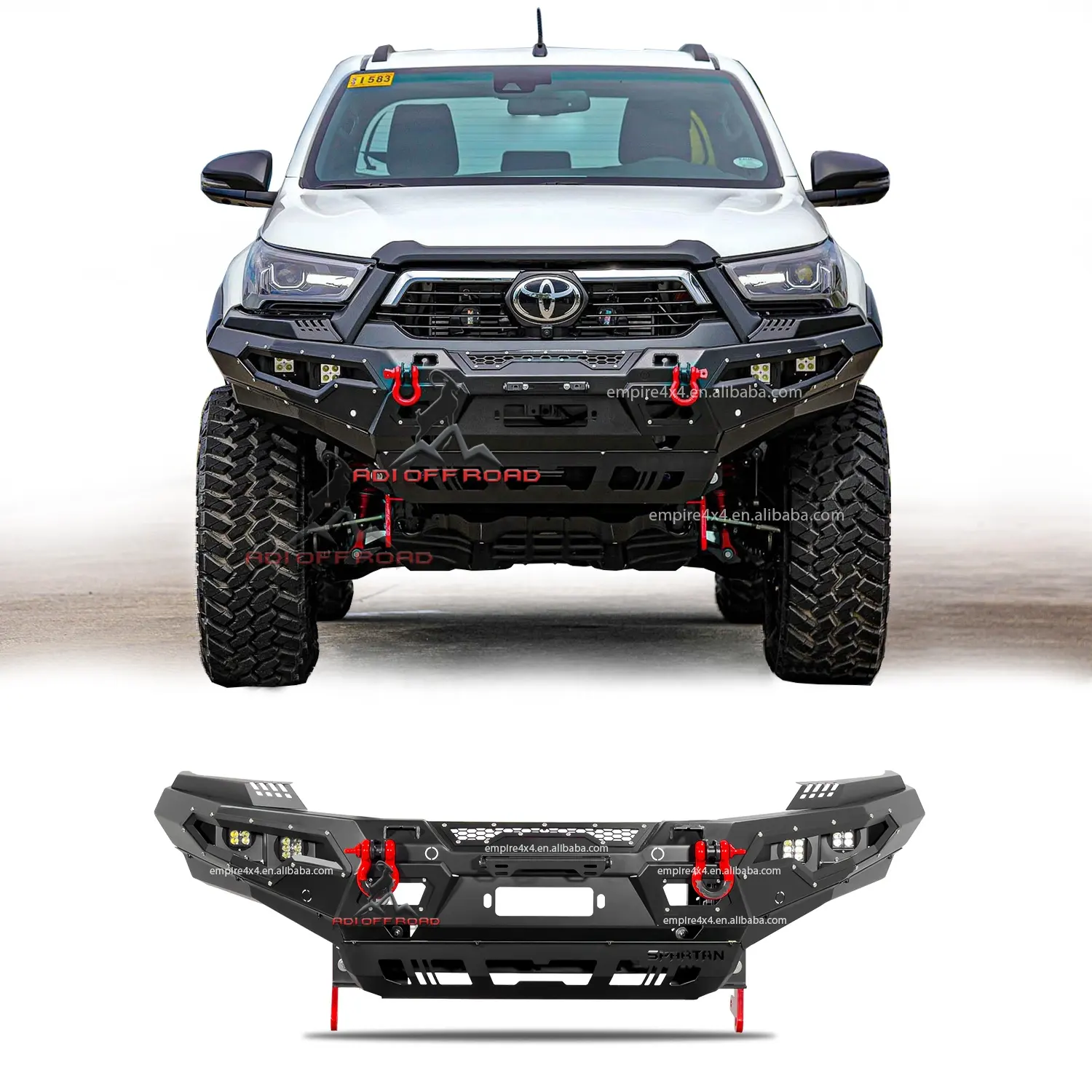 ADI F16 series BULL BAR Steel front bumpers rear bumpers for -toyota hilux revo rogue Conquest 2021 2022 2023