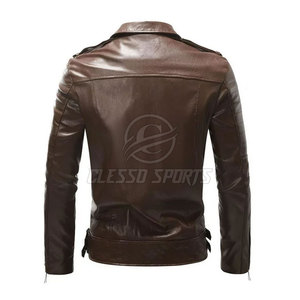 Chaqueta de cuero transpirable y cómoda al mejor precio para uso en exteriores, venta al por mayor, chaqueta de invierno para hombre en venta en línea - Product Image 3