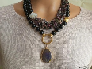 Collier fantaisie en résine colorée, chaîne à maillons épais en acrylique pour femmes, artisanat en résine d'Inde - Product Image 3