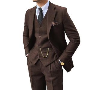 Costume Homme 3 Pièces Sur Mesure, Veste Simple Boutonnage, Blazer et Pantalon, Idéal pour Cérémonies, Bureau et Affaires - Nouvelle Collection à Succès - Product Image 1