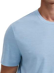 T-shirt de sport en laine mérinos 100% tricoté, coupe ajustée, personnalisé, pour homme, respirant - Product Image 3