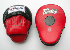 Custom Micro Boxing Focus Mitts PU Leather Curved Target <b>Pads</b> for Training & Sparring in MMA Muay Thai & Kickboxing - Product Image 3