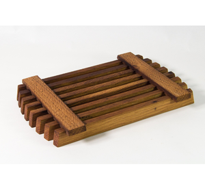 <b>Wood</b> Trivet <b>Mats</b> Square Trivet <b>Mats</b> With Circular Design Anti-Heat For Dining <b>Table</b> Modern Style <b>Wood</b> Trivet - Product Image 6