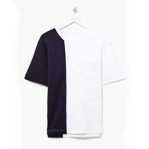 T-shirt blanc à manches courtes et col rond pour homme, motif chat imprimé noir, décontracté, respirant, en jersey tricoté 100 % coton - Product Image 4