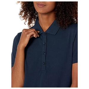 เสื้อโปโลผู้หญิงผ้าเนื้อนุ่มแบบยั่งยืน ผลิตจากวัสดุรักษ์โลก เหมาะสำหรับใส่เป็นเสื้อผ้าพื้นฐาน - Product Image 6